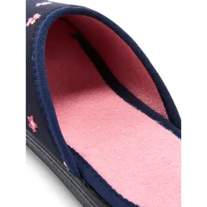 Mules bordadas con interior de esponja para mujer Pédiconfort image-4