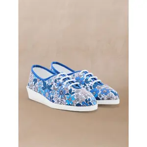 Derbie en toile intérieur éponge femme Pédiconfort image-4