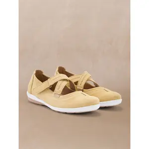 Crossed Strap Leather Baby Shoes for Women Pédiconfort image-2