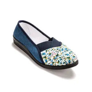 Espadrilles fantaisie intérieur éponge femme Pédiconfort image-1
