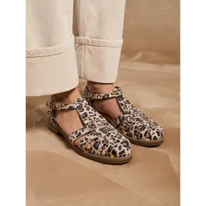 Leather Velcro Sandals Women Pédiconfort image-6