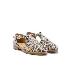 Leather Velcro Sandals Women Pédiconfort image-2