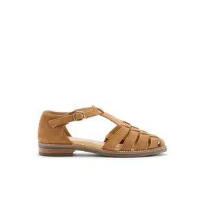Leather Velcro Sandals Women Pédiconfort image-0