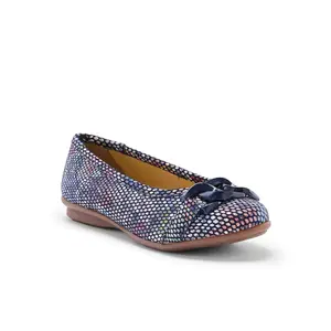 Women's Leather Ballet Flats with Decorative Buckle Pédiconfort image-1