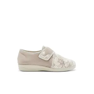 Women's Velcro Stretch Fabric Derby Shoes Pédiconfort image-0
