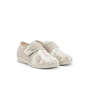 Women's Velcro Stretch Fabric Derby Shoes Pédiconfort image-2