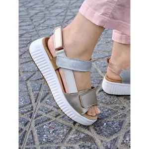 Wedge Sandals with Velcro for Women Pédiconfort image-6
