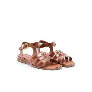 Flat Sandals with Stud Details for Women Pédiconfort image-2