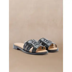 Leather Mules with Aerosemelle for Women Pédiconfort image-3