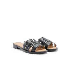 Leather Mules with Aerosemelle for Women Pédiconfort image-2