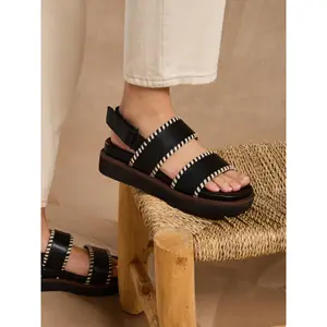 Women's Velcro Wedge Sandals Pédiconfort image-1
