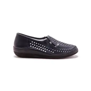 Women's leather loafers Pédiconfort image-0