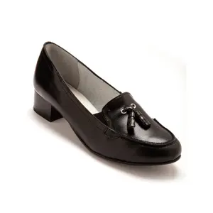 Mocassins de couro com pompons para mulher Pédiconfort image-1