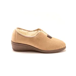 Zapatillas de casa forradas de lana para mujer Pédiconfort image-0