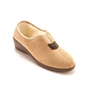 Zapatillas de casa forradas de lana para mujer Pédiconfort image-1
