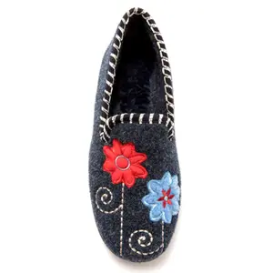 Geborduurde pantoffels voor dames Pédiconfort image-5