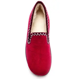 Gevoerde wollen pantoffels voor dames Pédiconfort image-4