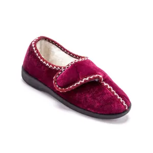 Pantofole donna con patta a velcro Pédiconfort image-1