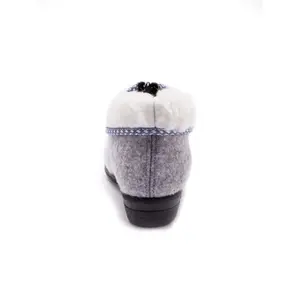 Gevoerde pantoffels van mostly wol voor dames Pédiconfort image-5