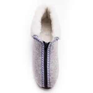 Gevoerde pantoffels van mostly wol voor dames Pédiconfort image-4