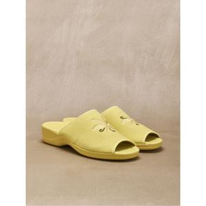 Geborduurde muiltjes met voering van badstof voor dames Pédiconfort image-2