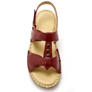 Leather sandals woman Pédiconfort image-3