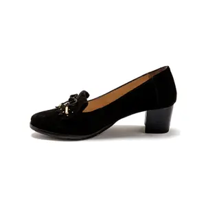 Leather loafers with air sole for women Pédiconfort image-2