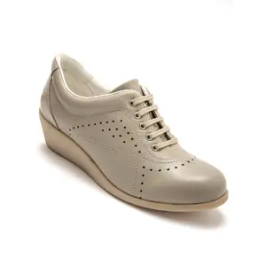 Derbie i läder för kvinnor Pédiconfort image-1