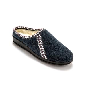 Zapatillas de casa de lana mayoritaria para mujer Pédiconfort image-1