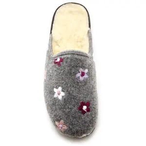 Wolle gefütterte Damen-Mules Pédiconfort image-5