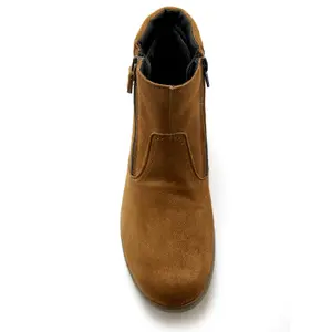 Botines de cuero con cremallera Pédiconfort image-4