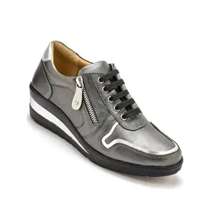 Sapatilhas com zíper e atacadores para mulher Pédiconfort image-1