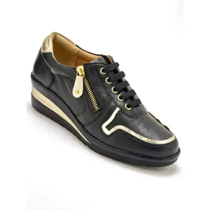 Sapatilhas com zíper e atacadores para mulher Pédiconfort image-1