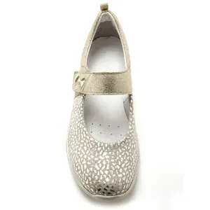 Ballerinor med kardborreband för kvinnor Pédiconfort image-2