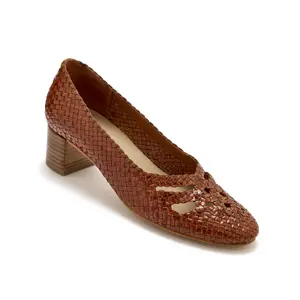 Handgeflochtene Lederpumps Damen Pédiconfort image-1