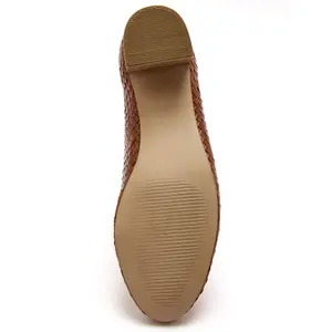 Handgeflochtene Lederpumps Damen Pédiconfort image-4