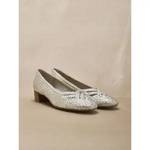 Geflochtene Damen-Pumps mit Luftsohle Pédiconfort image-1