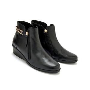 Dames bottines met dubbele ritssluiting en luchtkussenzool Pédiconfort image-1