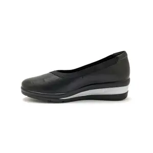 Volllederschlüpfschuhe mit Gummi für Damen Pédiconfort image-2