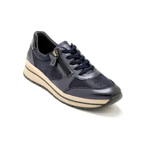 Sapatilhas com zíper e atacadores para mulher Pédiconfort image-1