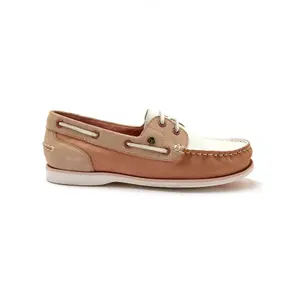 Chaussures bateau cuir femme Pédiconfort