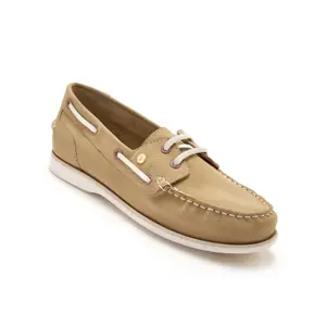 Chaussures bateau cuir femme Pédiconfort image-1