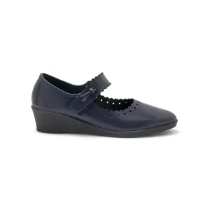 Ballerinor i läder för kvinnor Pédiconfort image-0