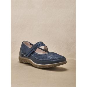 Women’s leather baby shoes with removable insole Pédiconfort image-1