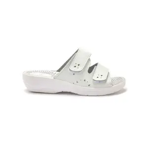 Vollöffnungs-Mokassins für Damen mit Klettverschluss Pédiconfort image-0