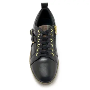 Sapatilhas baixas com atacadores e zíper lateral para mulher Pédiconfort image-6