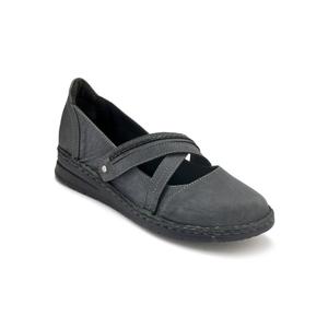 Vrouwen ballerina's met kruisbandjes en klittenband Pédiconfort image-1