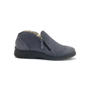 Bottines double zip nubuck femme Pédiconfort image-0