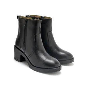 Bottines double zip semelle crantée femme Pédiconfort image-2