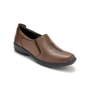 Mocassins de couro com elásticos para mulher Pédiconfort image-1